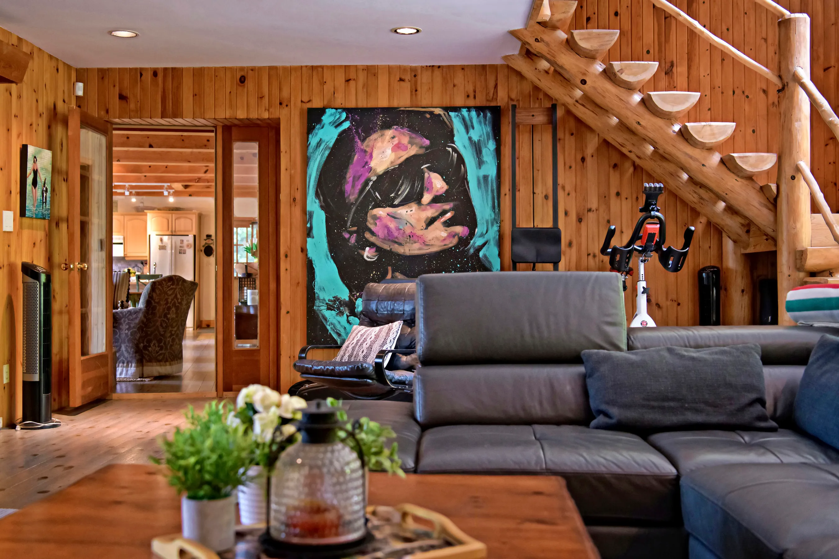 Rosseau cottage rental living room