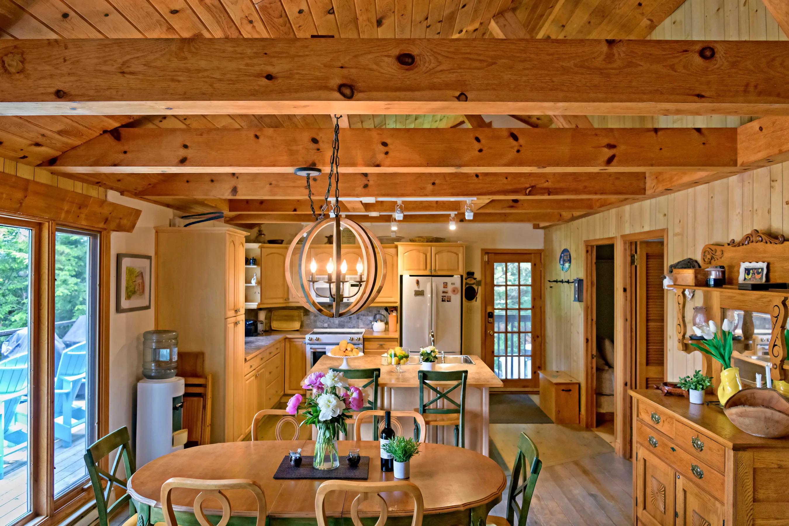 Rosseau Rental Cottage kitchen