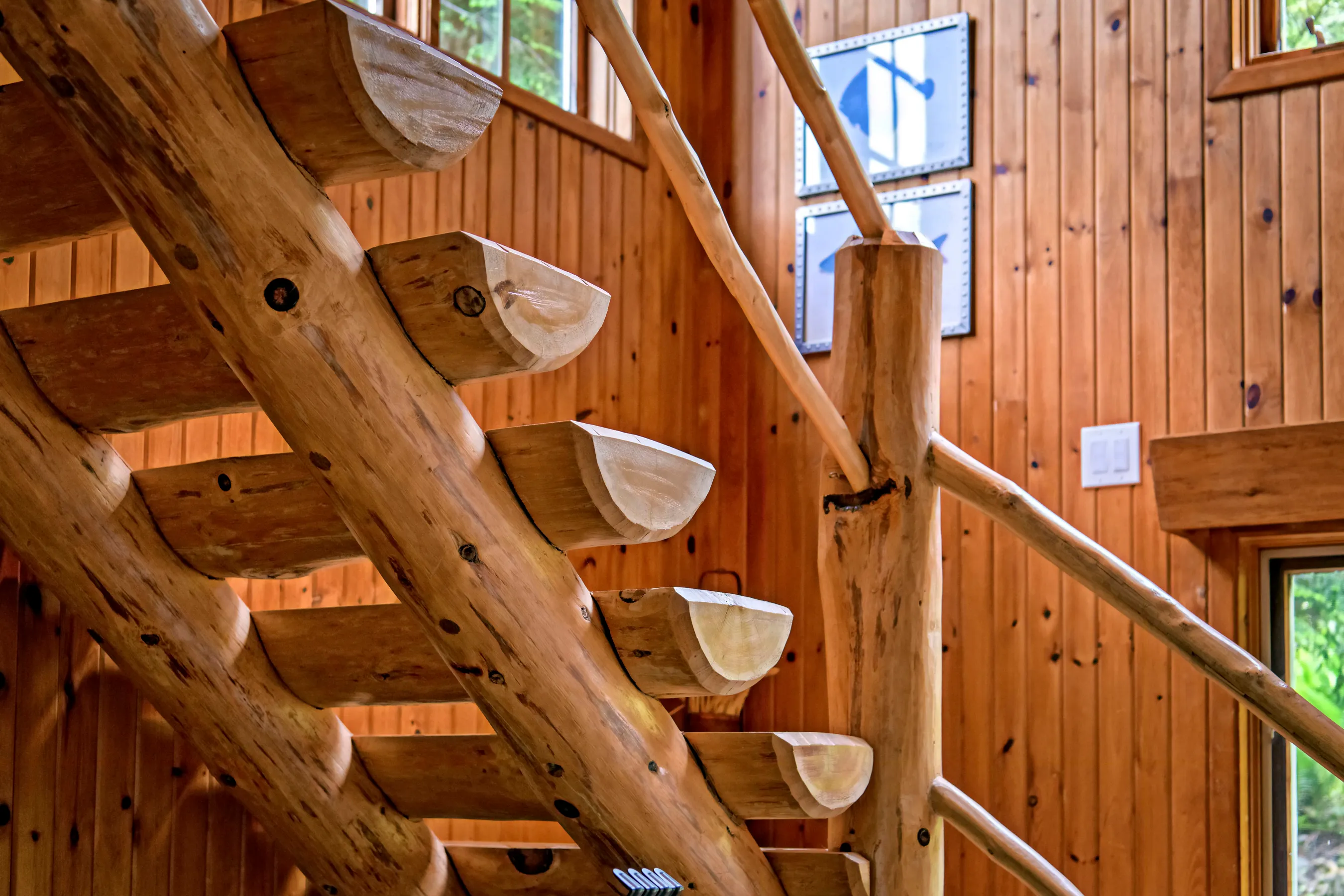 Rosseau Rental Cottage beautiful stairs
