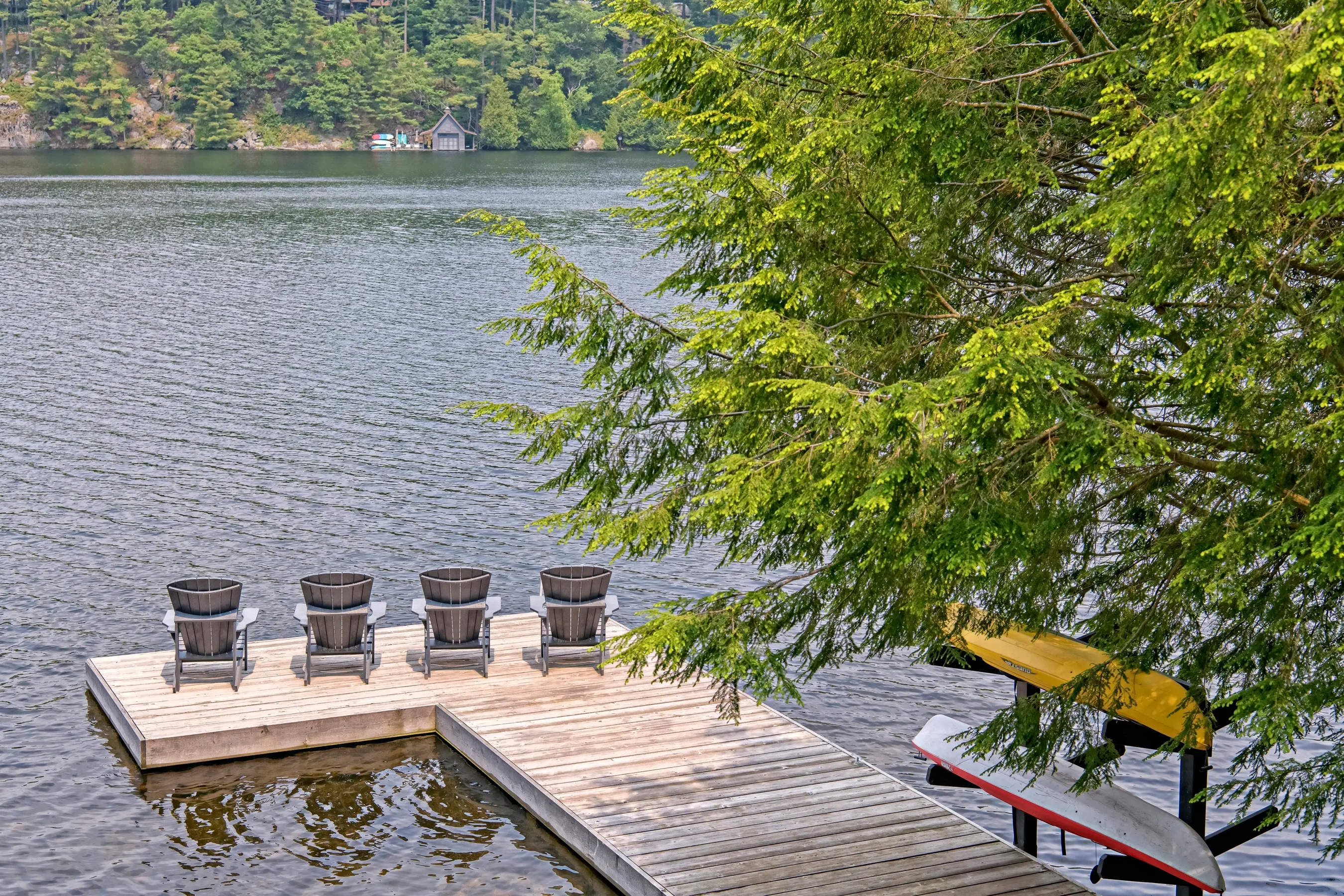 Rosseau Rental Cottage dock view